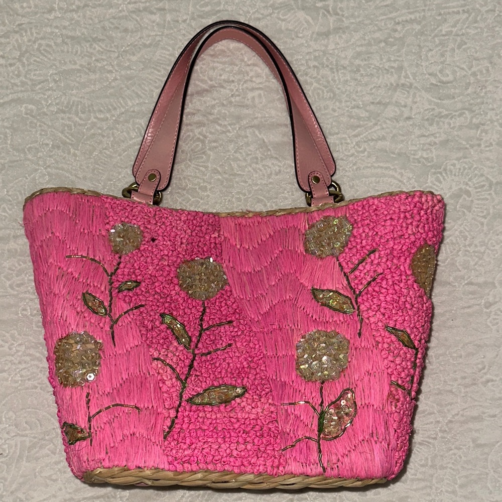 Sigrid Olsen Artistic Floral Tote Design